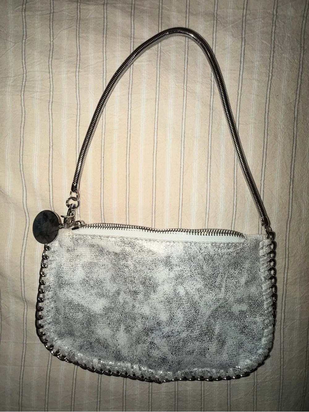 Silver Metallic Purse/Pouch